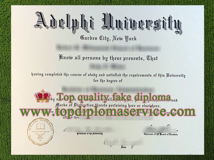 Adelphi University fake diploma, Adelphi University degree,