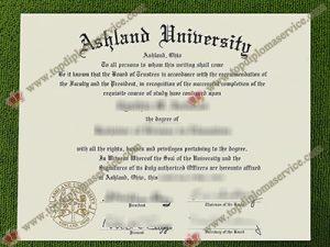 Ashland University diploma, fake Ashland University certificate,