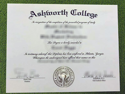 Ashworth College diploma, Ashworth College certificate,
