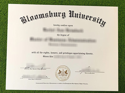 Bloomsburg University diploma, Bloomsburg University degree,