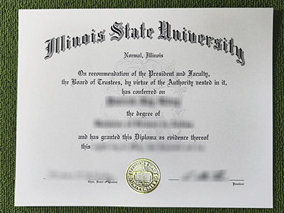 Illinois State University diploma, Illinois State University degree,
