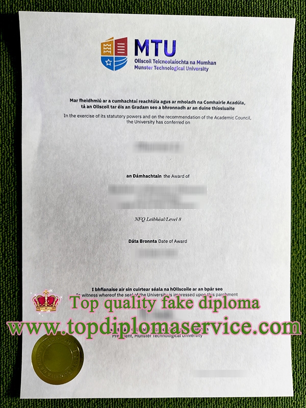 Munster Technological University fake degree, MTU diploma,