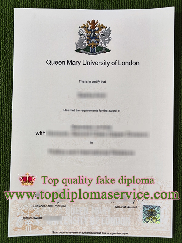 Queen Mary University of London diploma 2022, fake QMUL degree 2022,