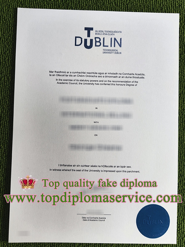 TU Dublin degree, TU Dublin diploma,