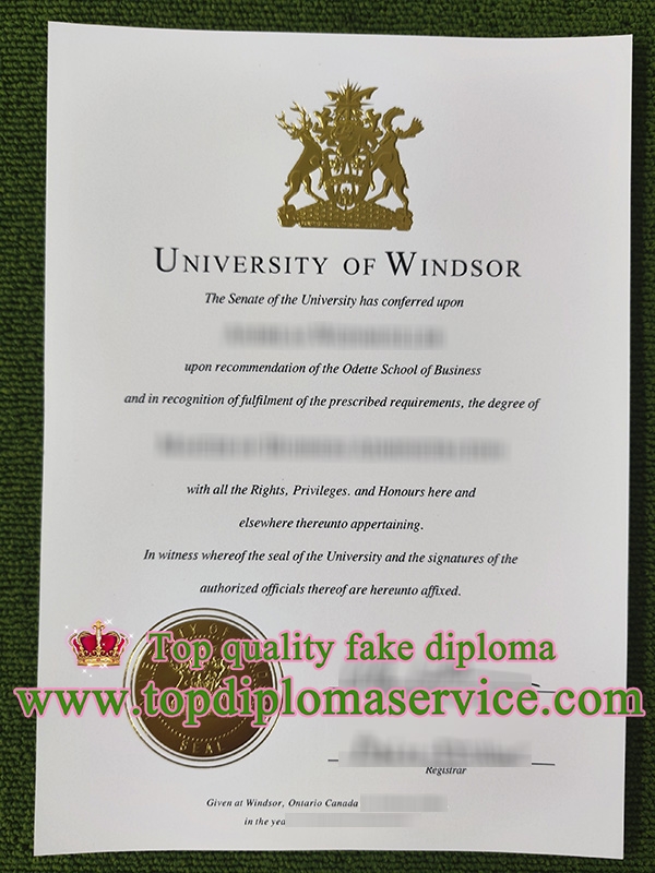 University of Windsor diploma, fake University of Windsor certificate,