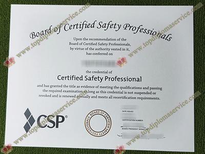 Read more about the article Why I ordered a fake Certified Safety Professional certificate