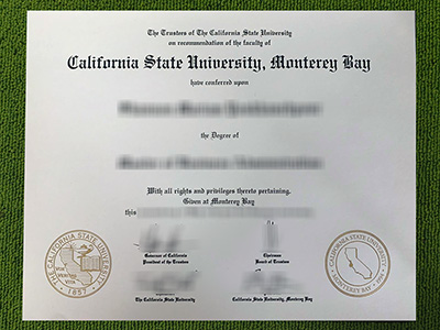 Cal State Monterey Bay diploma, fake CSUMB certificate,