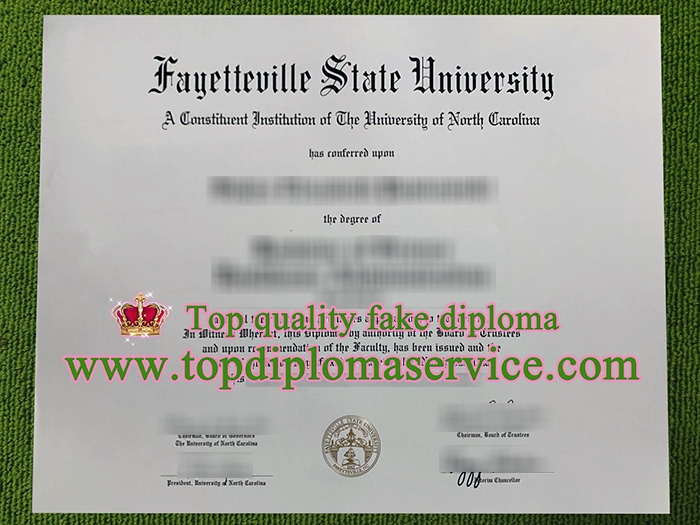 Fayetteville State University diploma, Fayetteville State University degree,