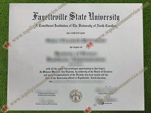 Fayetteville State University diploma, Fayetteville State University degree,
