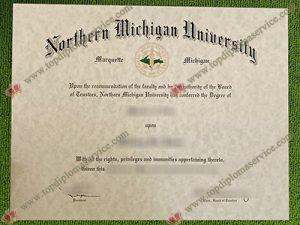 Northern Michigan University diploma, Northern Michigan University degree,