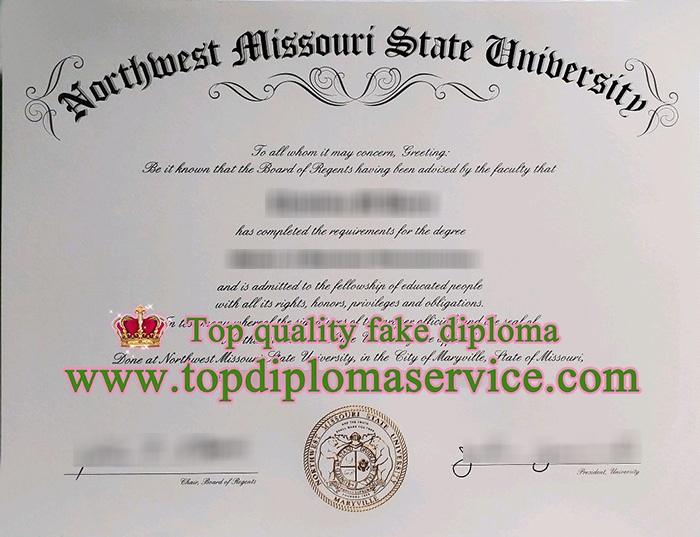 Northwest Missouri State University diploma, Northwest Missouri State University degree,