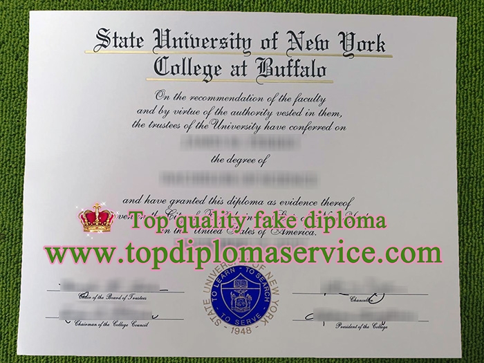 SUNY Buffalo State diploma, Buffalo State College degree,