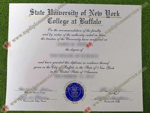 SUNY Buffalo State diploma, Buffalo State College degree,