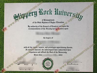 Read more about the article The best benefits to have a fake Slippery Rock University diploma online