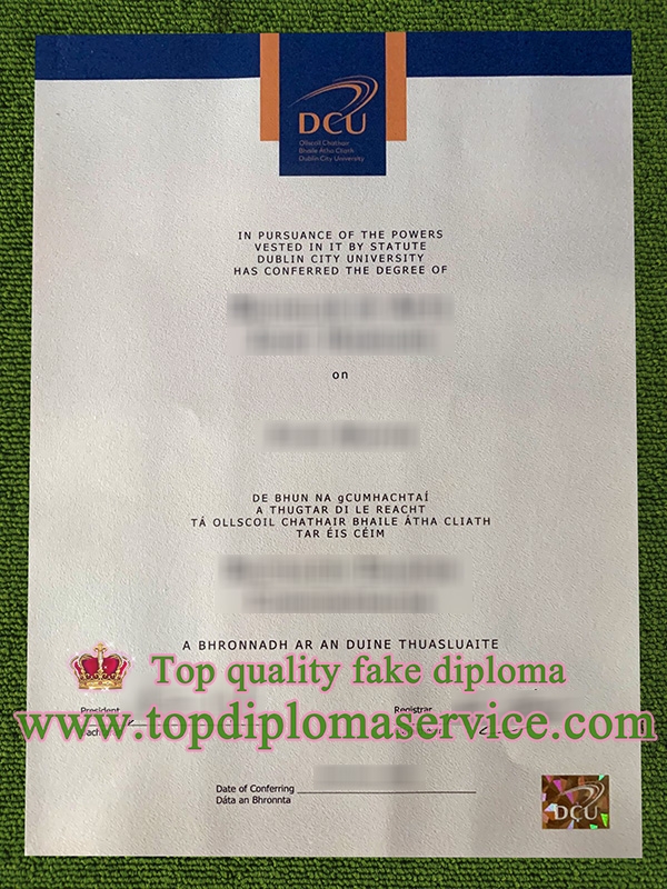 Dublin City University degree, fake DCU certificate,