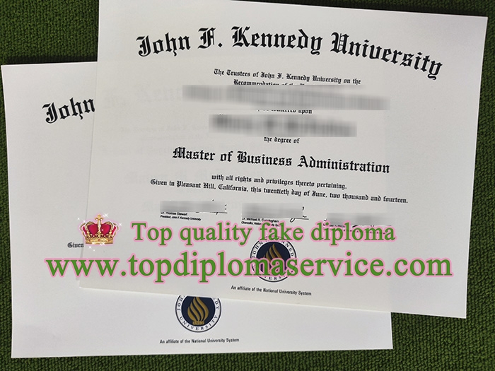 John F. Kennedy University diploma, John F. Kennedy University degree,