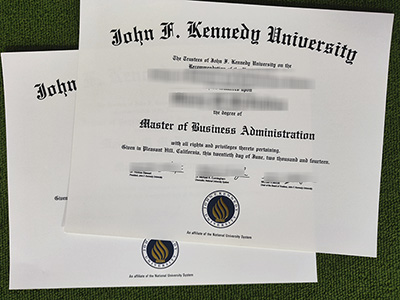 John F. Kennedy University diploma, John F. Kennedy University degree,