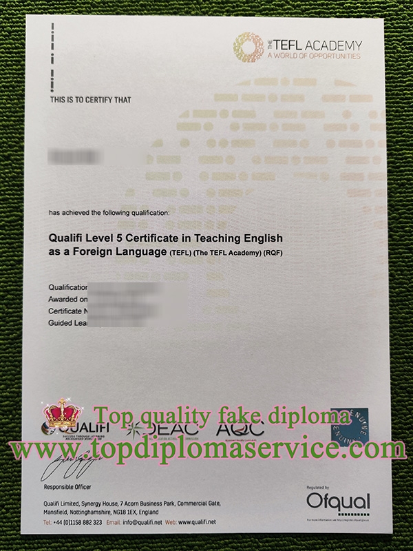 TEFL Academy certificate, TEFL Academy diploma,