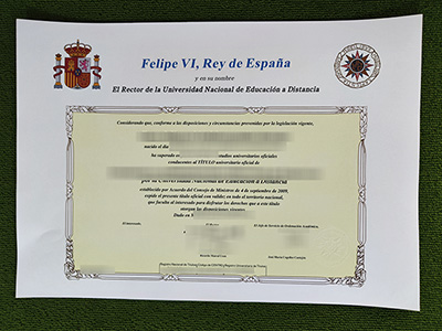 Universidad Nacional de Educación a Distancia diploma, National Distance Education University degree,