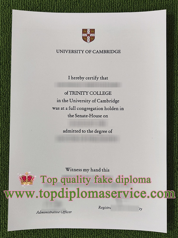 University of Cambridge degree, University of Cambridge certificate,