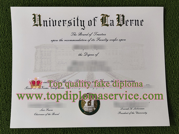 University of La Verne diploma, University of La Verne degree,