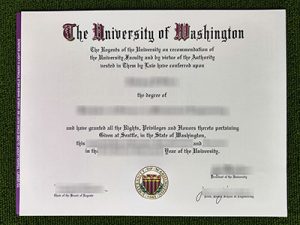 University of Washington fake diploma, University of Washington certificate,