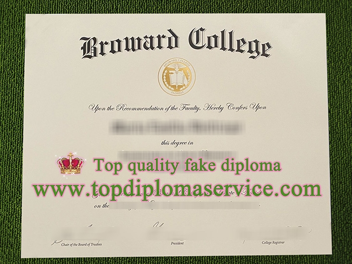 Broward College diploma, Broward College degree,