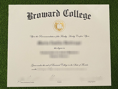 Broward College diploma, Broward College degree,