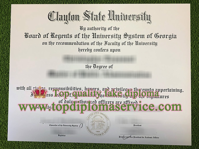 Clayton State University diploma, Clayton State University degree,