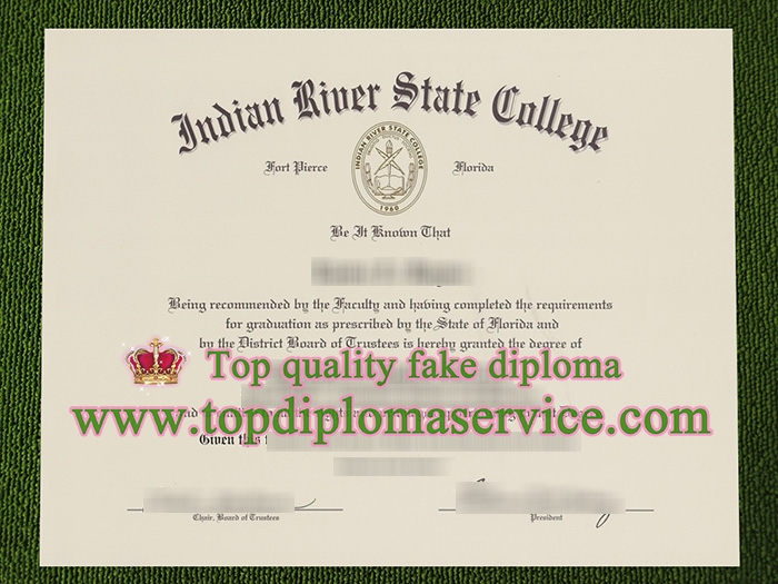 Indian River State College diploma, Indian River State College certificate,