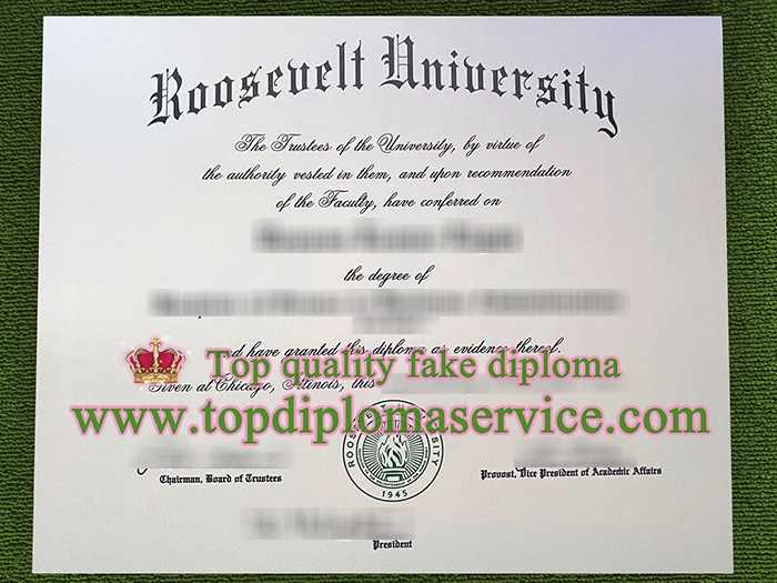 Roosevelt University diploma, Roosevelt University certificate,