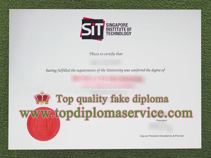 Singapore Institute of Technology degree, fake SIT certificate,