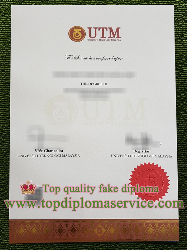 Universiti Teknologi Malaysia degree 2023, fake UTM certificate,
