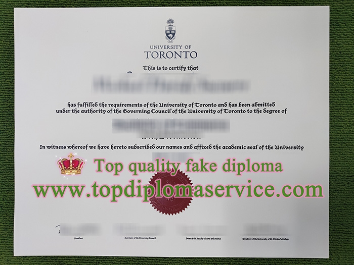 University of Toronto fake diploma, University of Toronto degree,