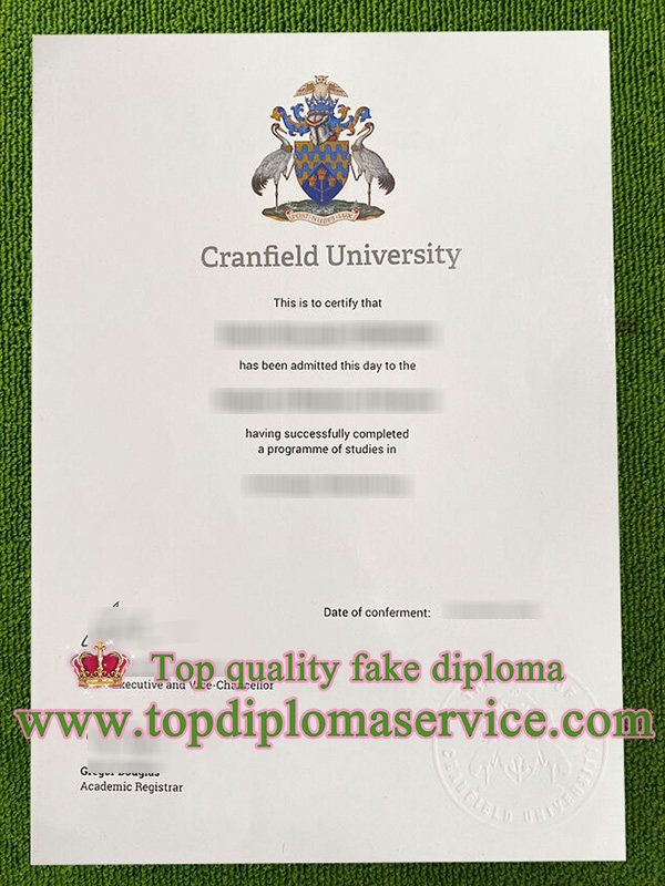 Cranfield University degree, Cranfield University diploma,