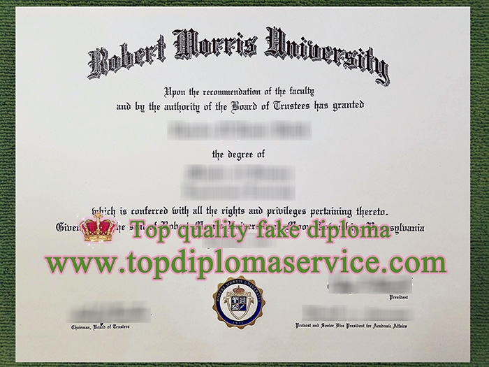 Robert Morris University diploma, Robert Morris University degree,