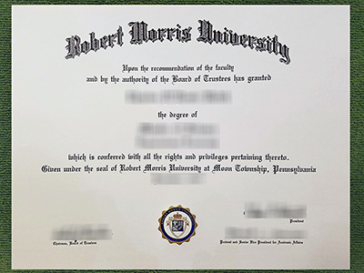 Robert Morris University diploma, Robert Morris University degree,
