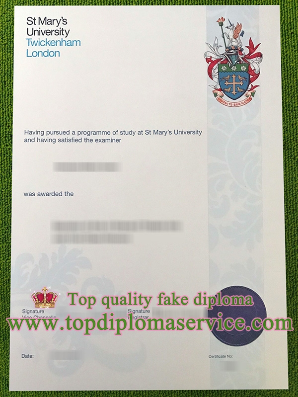 St Mary’s University London degree, St Mary’s University certificate,