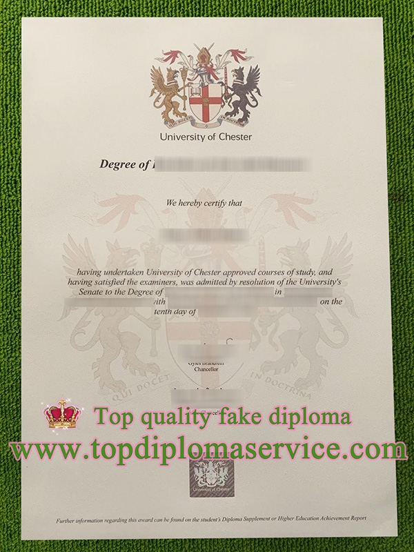 University of Chester degree, University of Chester diploma,