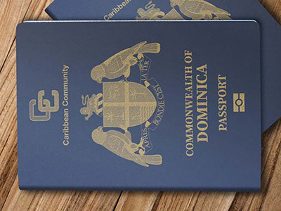 detectable Dominica passport