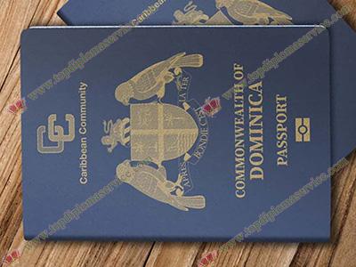 detectable Dominica passport