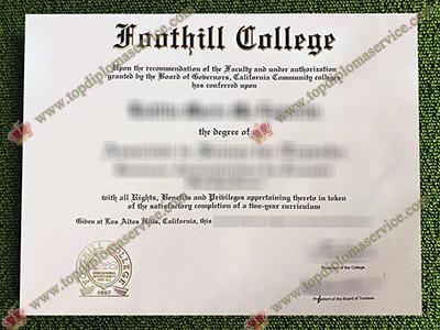 Read more about the article How to make a fake Foothill College diploma look accurate