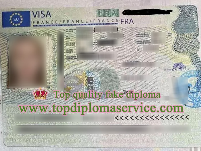 France visa sticker, buy visa in France,