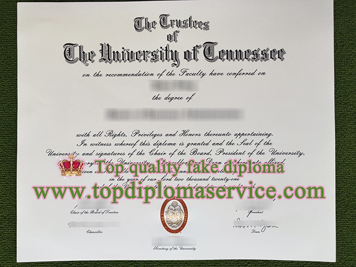 University of Tennessee Knoxville diploma