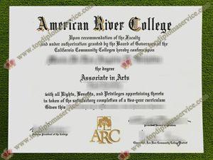 American River College diploma, American River College certificate,
