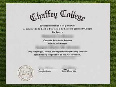 Read more about the article How a fake Chaffey College certificate looks like