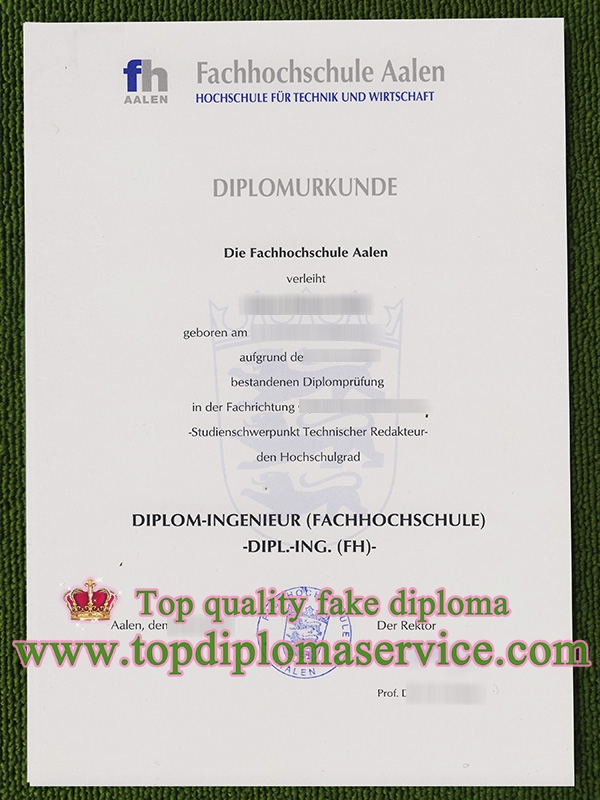 Fachhochschule Aalen Diplom-Ingenieur, fake dip-ing certificate,