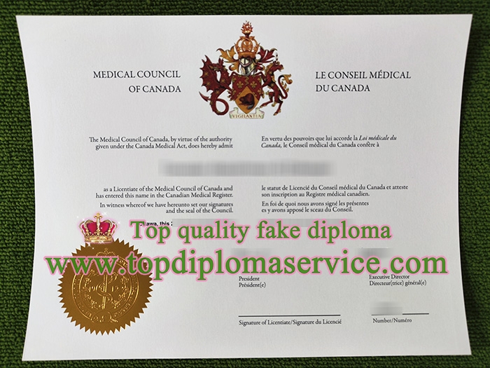 Medical Council of Canada certificate, LMCC certificate,