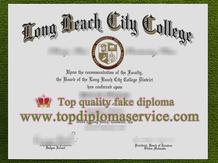 Long Beach City College diploma, Long Beach City College certificate,