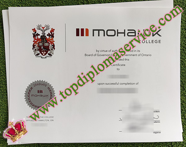 Mohawk College diploma, Mohawk College certificate,